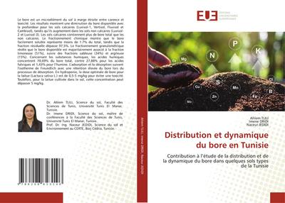 Distribution et dynamique du bore en Tunisie