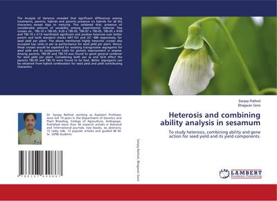 Heterosis and combining ability analysis in sesamum