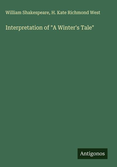 Interpretation of "A Winter’s Tale"