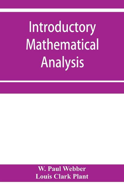 Introductory mathematical analysis