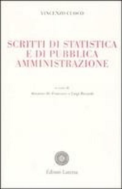 Scritti di statistica e di pubblica amministrazione