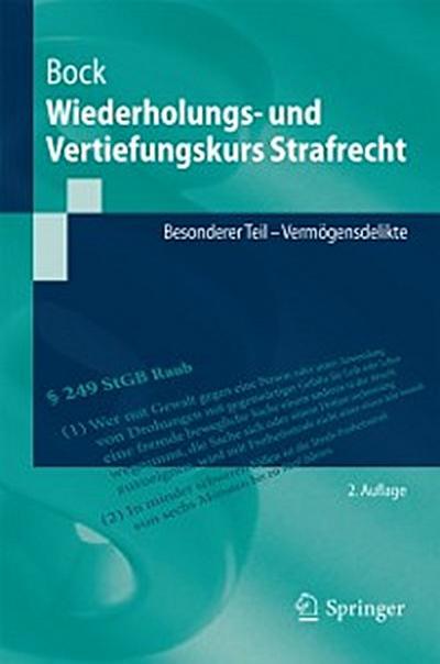 Wiederholungs- und Vertiefungskurs Strafrecht