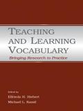 Teaching and Learning Vocabulary