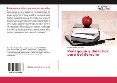 Pedagogía y didáctica pura del derecho