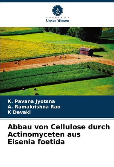Abbau von Cellulose durch Actinomyceten aus Eisenia foetida