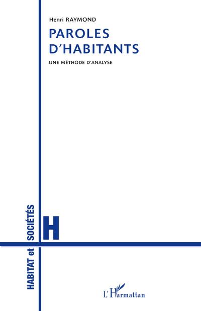 PAROLES D’HABITANTS