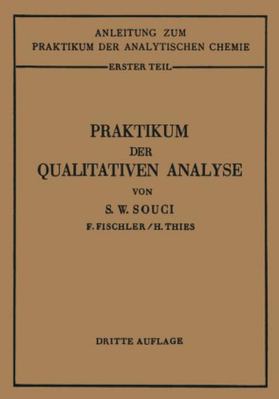 Praktikum der qualitativen Analyse
