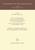 Verfahren zur quantitativen Messung der Deformationsintensität von FD-Texturgarnen