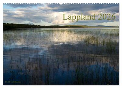 Lappland 2026 (Wandkalender 2026 DIN A2 quer), CALVENDO Monatskalender