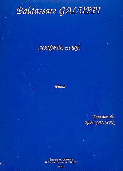 Sonate ré majeur op.5pour piano