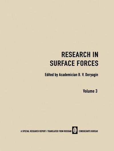 Research in Surface Forces