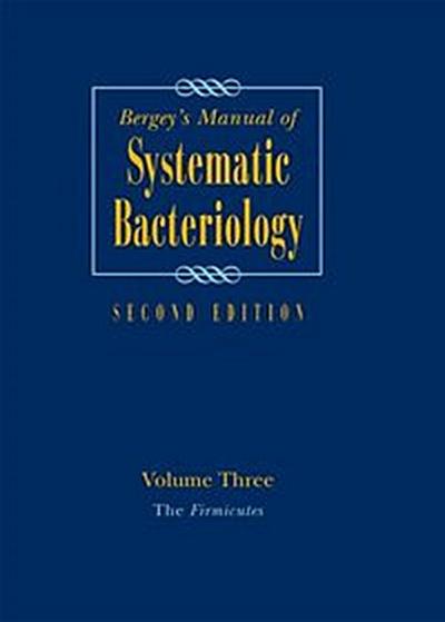 Bergey’s Manual of Systematic Bacteriology