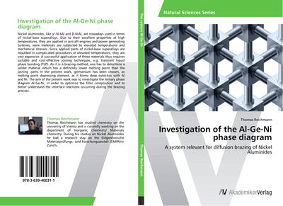 Investigation of the Al-Ge-Ni phase diagram