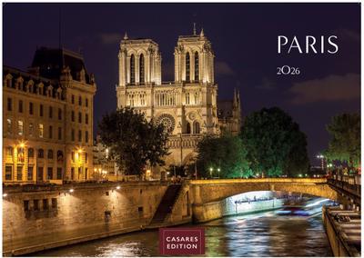 Paris Kalender 2026 - Wandkalender | Fotokalender Frankreich 35x50cm Grosses Format - Entdecken Sie den faszinierenden Charme von Paris - . mit beeindruckenden Fotos