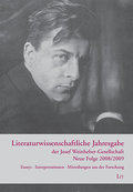 Literaturwissenschaftliche Jahresgabe der Josef We