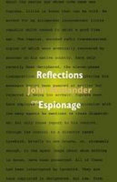 Reflections on Espionage