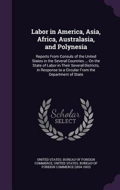 Labor in America, Asia, Africa, Australasia, and Polynesia: Reports from Consuls of the United States in the Several Countries ... on the State of Lab