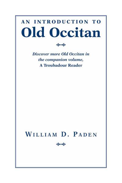 An Introduction to Old Occitan