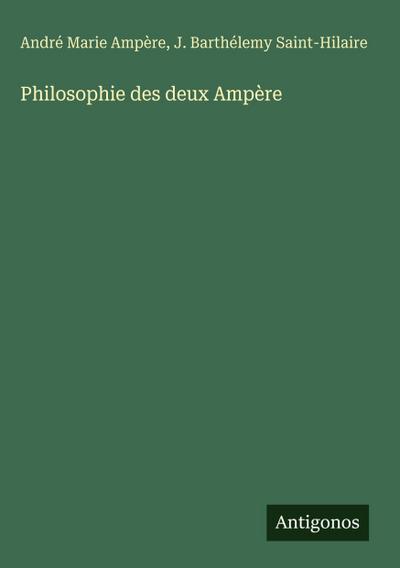 Philosophie des deux Ampère