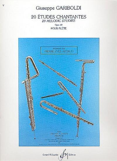 20 Études chantantes op.88pour flute