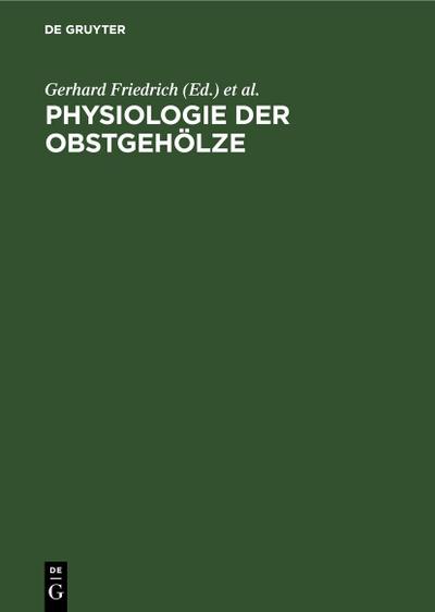 Physiologie der Obstgehölze