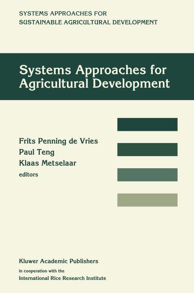 Systems approaches for agricultural development