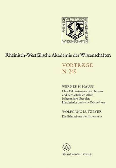 Über Erkrankungen des Herzens und der Gefäße im Alter, insbesondere über den Herzinfarkt und seine Behandlung. Die Behandlung des Blasensteins