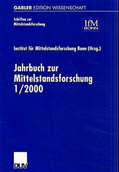 Jahrbuch zur Mittelstandsforschung 1/2000