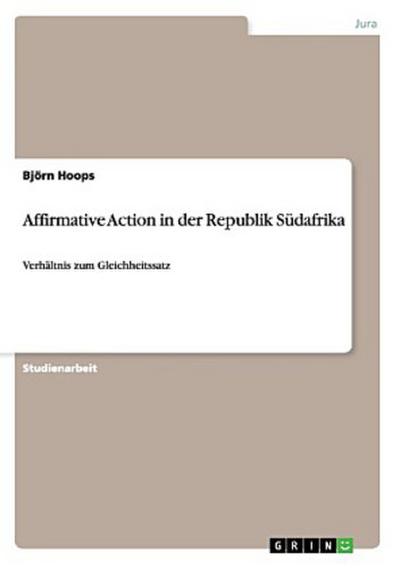 Affirmative Action in der Republik Südafrika