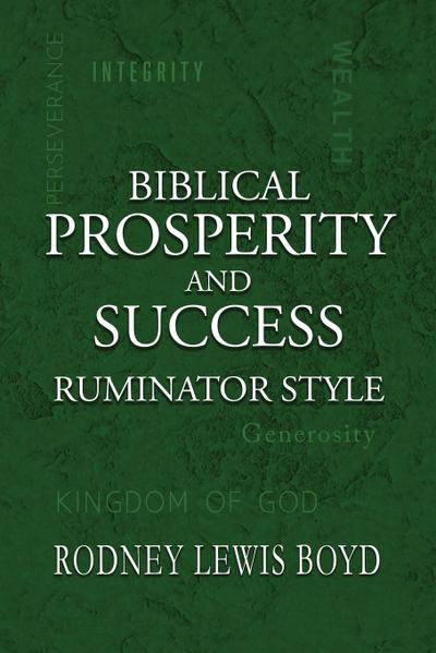 Biblical Prosperity and Success