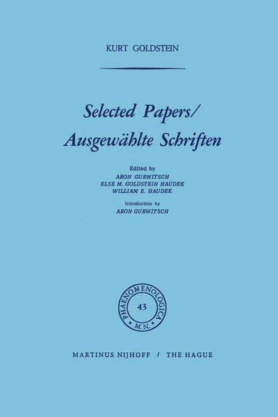 Selected Papers/Ausgewählte Schriften