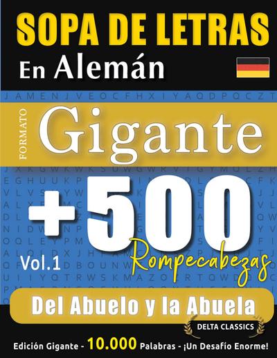 SOPA DE LETRAS EN ALEMÁN FORMATO GIGANTE