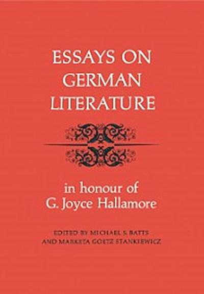 Essays on German Literature