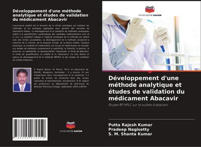 Développement d’une méthode analytique et études de validation du médicament Abacavir