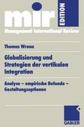 Globalisierung und Strategien der vertikalen Integration