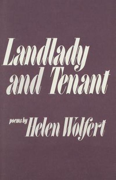 Landlady and Tenant: Poems