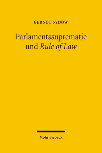 Parlamentssuprematie und Rule of Law