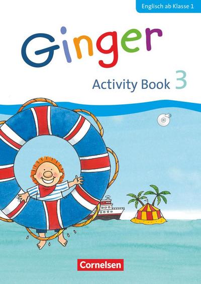Ginger - Early Start Edition 3. Schuljahr - Activity Book mit Audio-CD, Minibildkarten und Faltbox