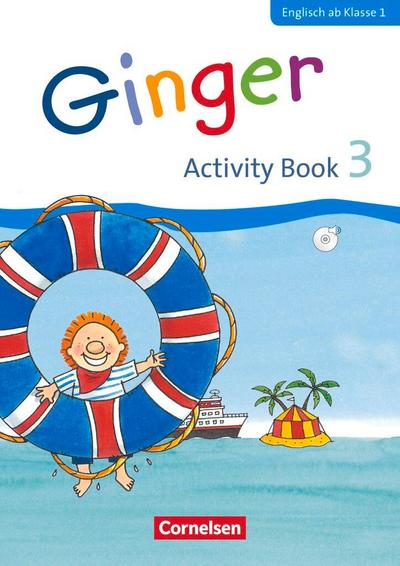 Ginger - Early Start Edition 3. Schuljahr - Activity Book mit Audio-CD, Minibildkarten und Faltbox