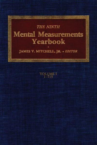 The 9th Mental Measurements Yearbook