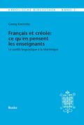 Français et créole: ce qu’en pensent les enseignants