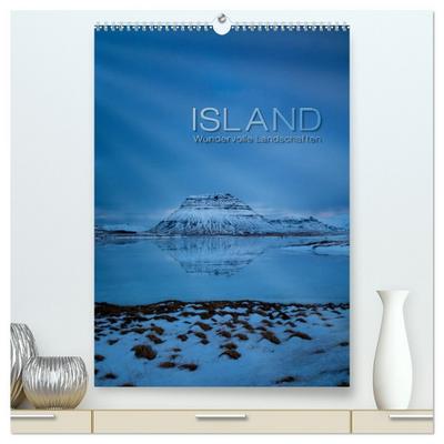 Island - Wundervolle Landschaften (hochwertiger Premium Wandkalender 2026 DIN A2 hoch), Kunstdruck in Hochglanz