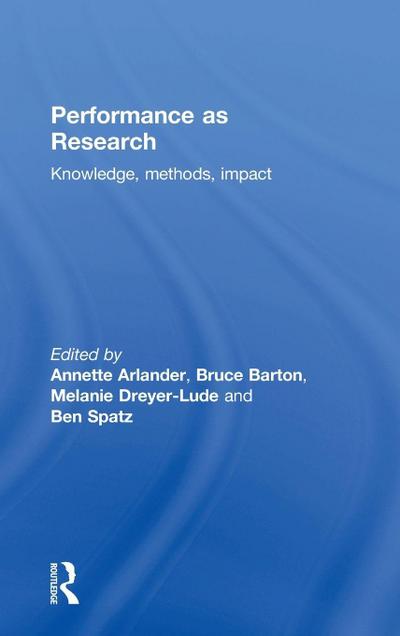 Performance as Research