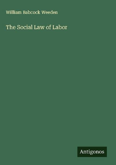 The Social Law of Labor