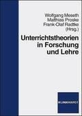 Unterrichtstheorien in Forschung und Lehre