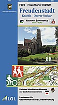 Topographische Freizeitkarte Baden-Württemberg Freudenstadt