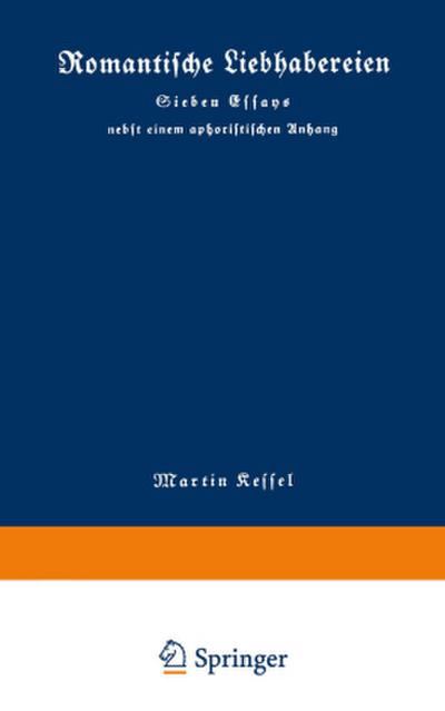 Romantische Liebhabereien