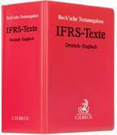 IFRS-Texte (ohne Fortsetzungsnotierung). Inkl. 23. Ergänzungslieferung