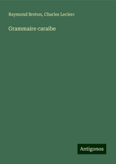 Grammaire caraibe