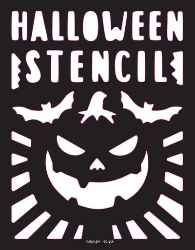 Stencil Book Halloween